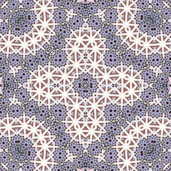 Seamless square pattern. Symmetric pattern texture