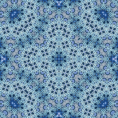 Seamless square pattern. Symmetric pattern texture