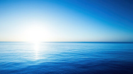 Obraz premium A simple and clean blue gradient background.