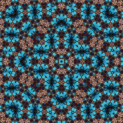 Seamless square pattern. Symmetric pattern texture