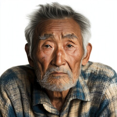 Obraz premium Asian Senior Isolated