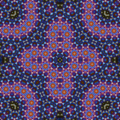 Seamless square pattern. Symmetric pattern texture