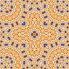 Seamless square pattern. Symmetric pattern texture