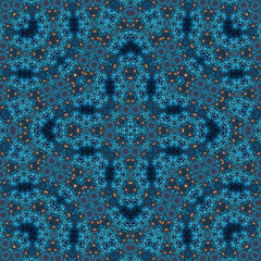 Seamless square pattern. Symmetric pattern texture