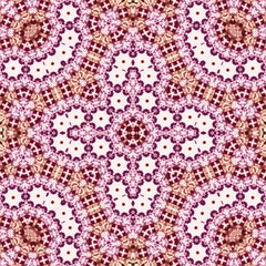 Seamless square pattern. Symmetric pattern texture