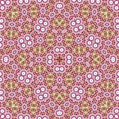 Seamless square pattern. Symmetric pattern texture