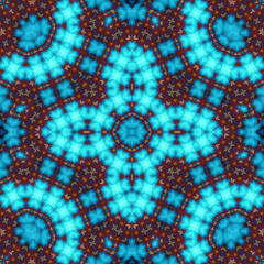 Seamless square pattern. Symmetric pattern texture