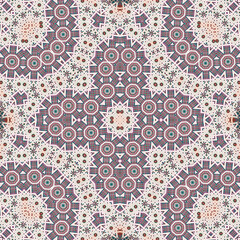 Seamless square pattern. Symmetric pattern texture