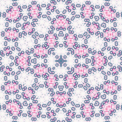Seamless square pattern. Symmetric pattern texture