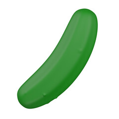 3d render  Cucumber  illustration