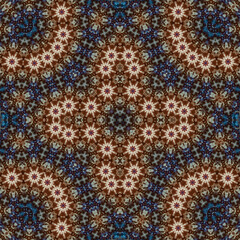 Seamless square pattern. Symmetric pattern texture