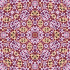 Seamless square pattern. Symmetric pattern texture