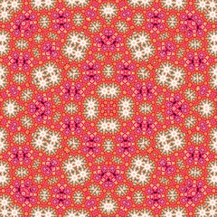 Seamless square pattern. Symmetric pattern texture
