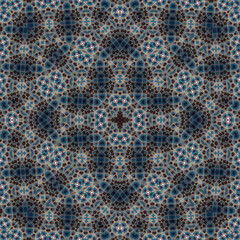 Seamless square pattern. Symmetric pattern texture