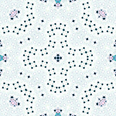 Seamless square pattern. Symmetric pattern texture