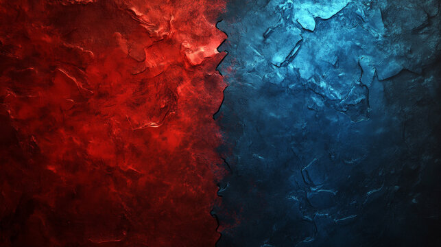 Background for battle, top view, red side vs blue side, simple texture, warcraft 