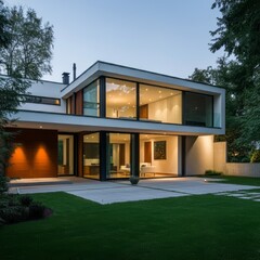 Fototapeta premium Elegant Real Estate modern house