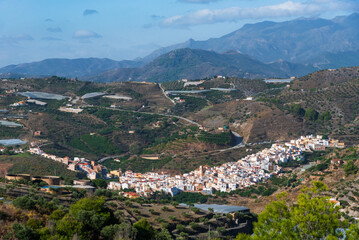 Obraz premium Itrabo, a small town located on the Granada coast. Andalusia.