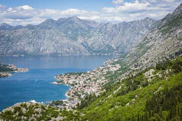 Bay of Kotor in Montenegro