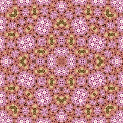 Seamless square pattern. Symmetric pattern texture