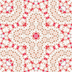 Seamless square pattern. Symmetric pattern texture