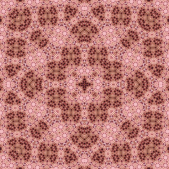 Seamless square pattern. Symmetric pattern texture