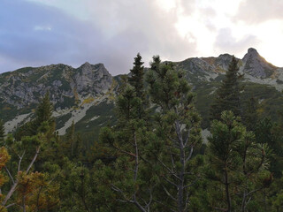 Landscape of the mountains