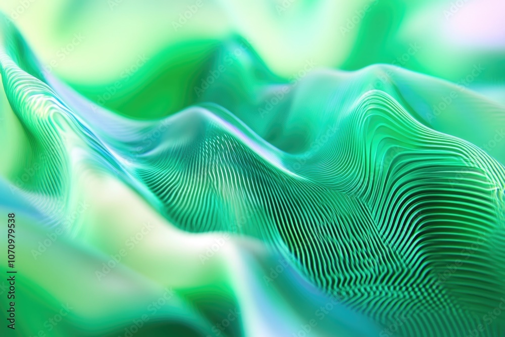 Poster close-up view of a textured green and white background, suitable for design or photography projects