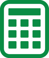 Simple calculator icon design