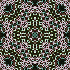 Seamless square pattern. Symmetric pattern texture