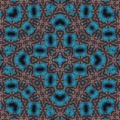 Seamless square pattern. Symmetric pattern texture