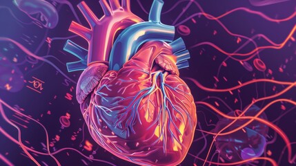 Innovative Cardiology Design Featuring Diagnostic Tools for Arrhythmia Awareness Brochure