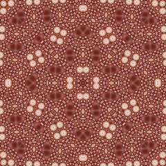 Seamless square pattern. Symmetric pattern texture