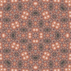 Seamless square pattern. Symmetric pattern texture
