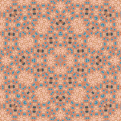 Seamless square pattern. Symmetric pattern texture