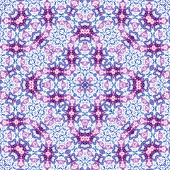 Seamless square pattern. Symmetric pattern texture