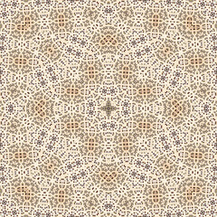 Seamless square pattern. Symmetric pattern texture