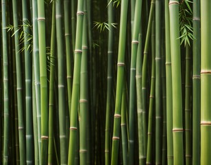 bamboo forest in the heart of nature