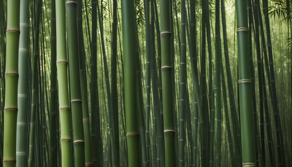 Fototapeta premium bamboo forest in green valley