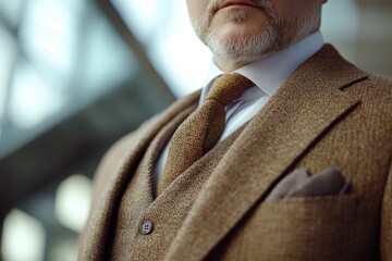A formal portrait of a man in a suit and tie, ideal for corporate or professional use