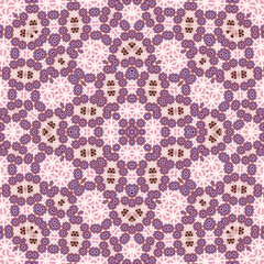 Seamless square pattern. Symmetric pattern texture