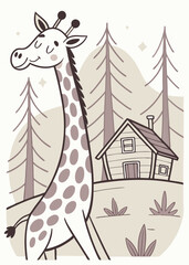 Dive into the World of Art: Giraffes That Inspire Kids' Creativity