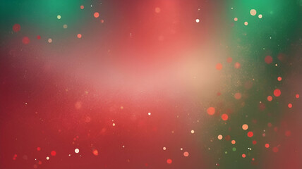 Abstract Festive Christmas Gradient with Subtle Sparkle: Red, Green, and Gold Holiday-Themed Graphic Background Texture