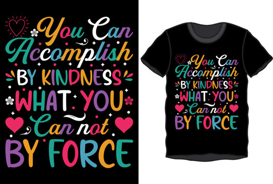 Printworld kindness day T-shirt design
