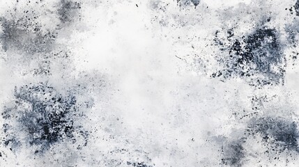 Abstract White and Gray Watercolor Texture with Speckles