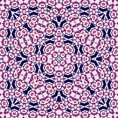 Seamless square pattern. Symmetric pattern texture