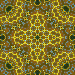 Seamless square pattern. Symmetric pattern texture