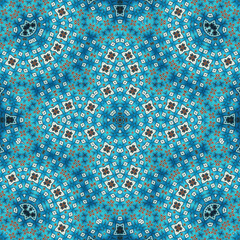 Seamless square pattern. Symmetric pattern texture