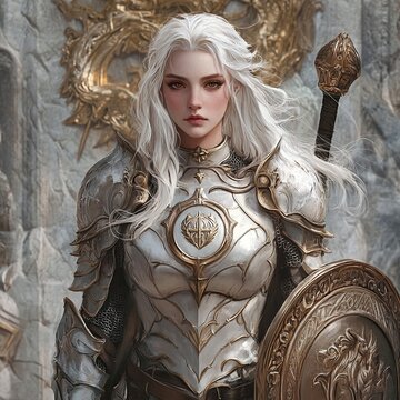 young elf, duelist, warrior