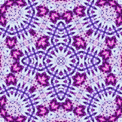 Seamless square pattern. Symmetric pattern texture